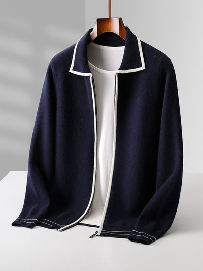 Cardigan de Lana para Hombre Elegante y Sofisticado - Image 6