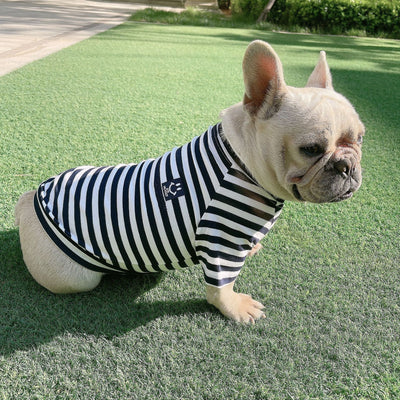 Playera Modal a Rayas para Padres e Hijos con Mascotas - Image 5