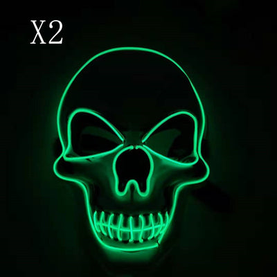 Máscara Calavera LED Luminosa para Halloween - Image 14
