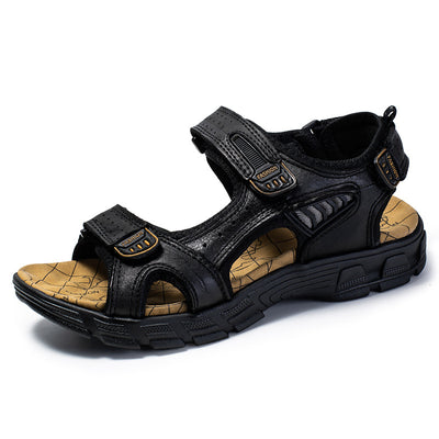 Sandalias de Cuero Retro para Hombre - Estilo Casual Outdoor - Image 6