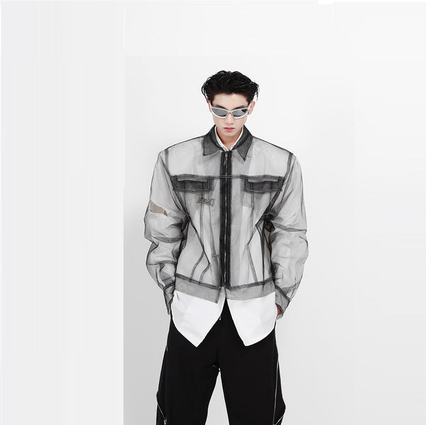 Abrigo Largo Punk Street para Hombre - Manga Larga Estilo Senior