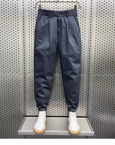Pantalones Casuales Holgados Estilo Coreano de Color Sólido para Hombre - Image 13