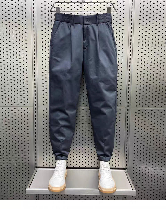 Pantalones Casuales Holgados Estilo Coreano de Color Sólido para Hombre - Image 13