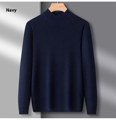 Suéter Cuello Alto Casual para Hombre - Diseño Minimalista Versátil - Image 25