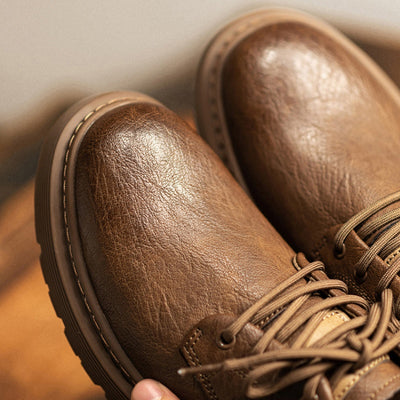 Zapatos de Hombre Otoño Invierno con Forro de Terciopelo y Algodón Cálido - Image 12