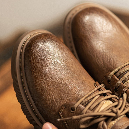 Zapatos de Hombre Otoño Invierno con Forro de Terciopelo y Algodón Cálido - Image 12