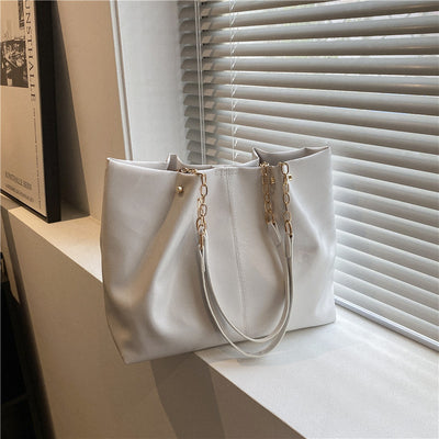 Bolsa Tote de Gran Capacidad con Cadena de Hombro - Diseño Suave Premium - Image 3