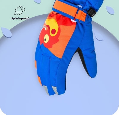 Guantes Térmicos Acolchados para Niños con Diseño de Dinosaurio - Image 22