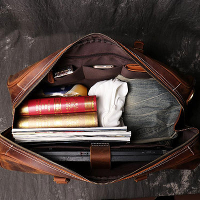 Bolsa de Viaje Crossbody de Cuero para Hombre - Image 3