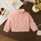 Sudadera Niña de Polar Grueso en Color Liso