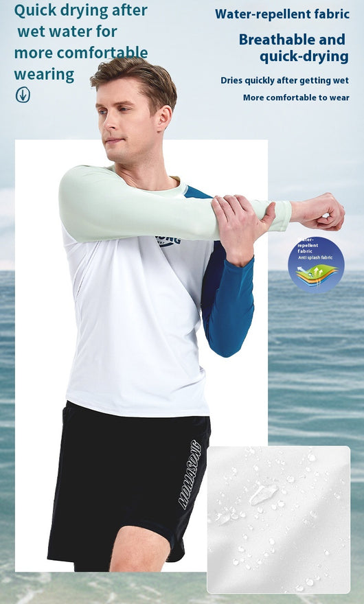 Traje de Baño Protección Solar para Hombre - Manga Larga Deportivo - Image 19