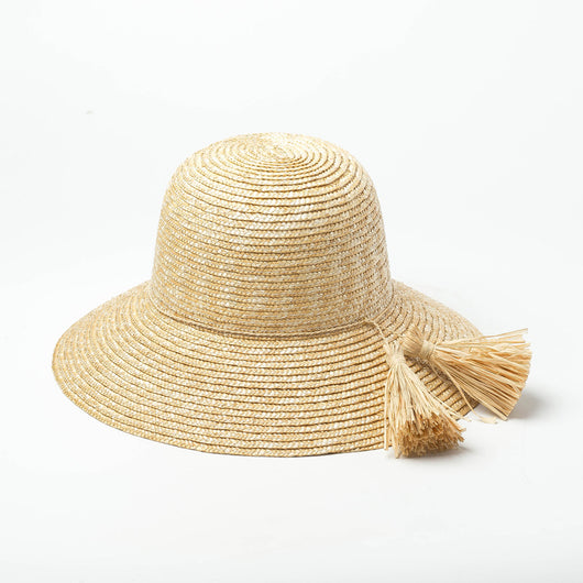 Sombrero de Paja con Flecos de Rafia para Decoración - Image 8
