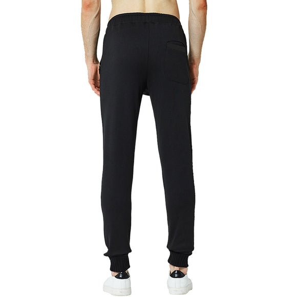 Pantalones Deportivos Holgados para Hombre con Cintura Media y Cordones