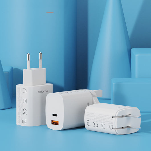 Cargador Rápido Dual Puerto PD30W T51 con Batería de Litio para Viajes