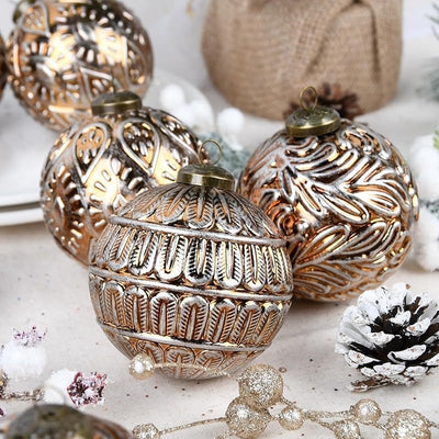 Set de 12 Esferas Navideñas Retro 8CM - Decoraciones Clásicas - Image 18