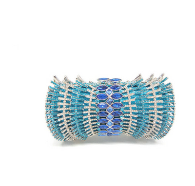 Cartera Clutch Vacía con Diamantes - Estuche Rígido de Lujo - Image 10
