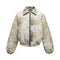 Chaqueta Acolchada de Algodón con Estilo Retro Americano 3D