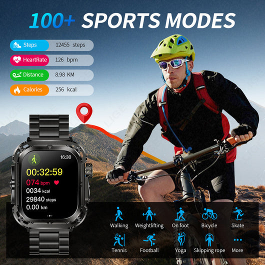 Reloj Inteligente Deportivo de Pantalla Grande con Monitor de Salud - Image 2