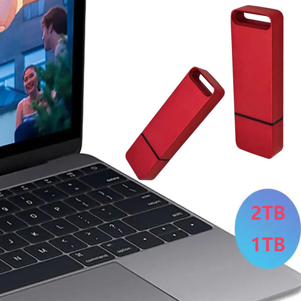 Memoria USB Expandible 30TB Diseño Metálico de Alta Capacidad