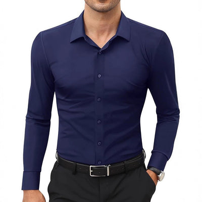 Camisa de Trabajo Slim Fit Clásica de Calidad Europea - Image 5