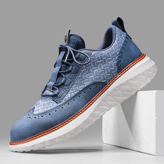 Tenis Deportivos Transpirables con Textura Tejida para Hombre