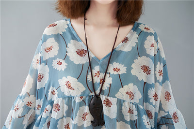 Blusa Suelta de Gasa para Mujer - Camiseta Casual Holgada - Image 12