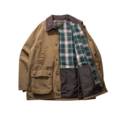 Chaqueta Safari Impermeable de Cera - Abrigo Tipo Trinchera Resistente - Image 23
