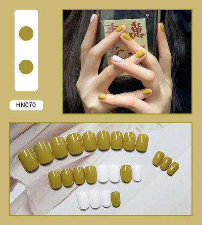 Uñas Postizas Decoradas Adhesivas - Diseño Profesional Listo para Usar - Image 64