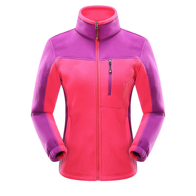 Cardigan de Polar Cálido para Parejas con Contraste de Colores - Image 5