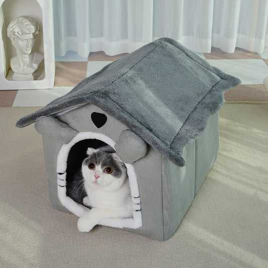 Cama Térmica para Mascotas - Casa Acogedora 4 Estaciones Desmontable y Lavable - Image 2