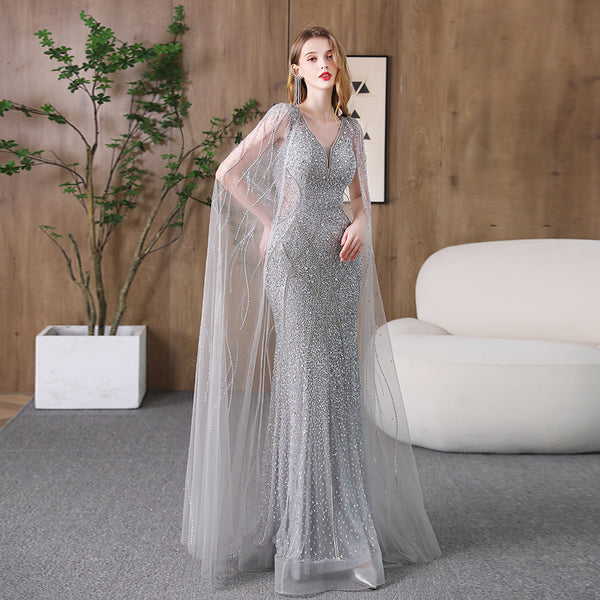 Vestido de Noche Sirena Elegante Efecto Reductor para Anfitriona