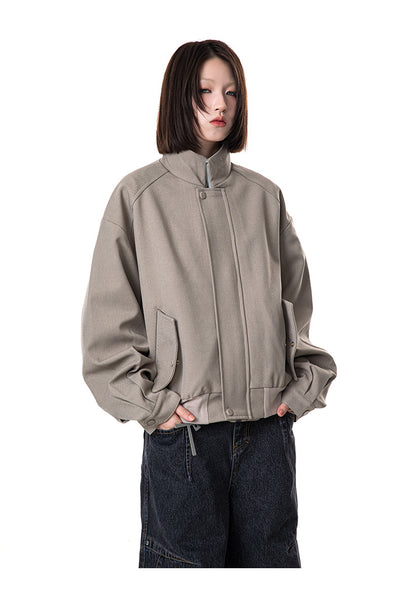 Chaqueta Raglan Casual con Cuello Alzado - Image 11