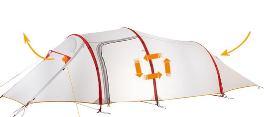 Carpa Túnel Static Nebula Light para 3 Personas - Camping y Montañismo - Image 3