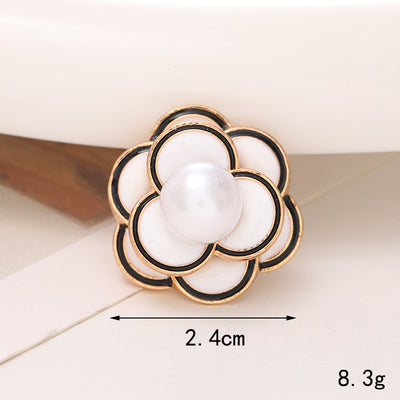 Adornos de Cristal Brillante para Zapatos - Accesorios DIY Estilo Clásico con Flor de Perla - Image 103