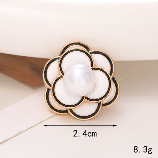 Adornos de Cristal Brillante para Zapatos - Accesorios DIY Estilo Clásico con Flor de Perla - Image 103