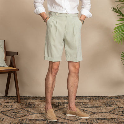Bermudas de Hombre a Rayas sin Planchado - Tela Respirable Bubble Yarn