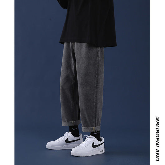 Pantalones Vaqueros Rectos Holgados para Hombre - Diseño Versátil de Verano - Image 12