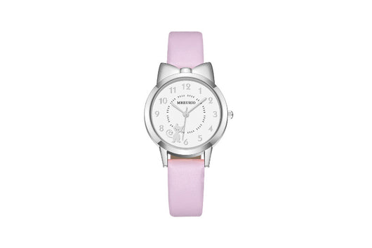 Reloj de Pulsera con Diseño de Gatita Adorable y Moño - Image 19