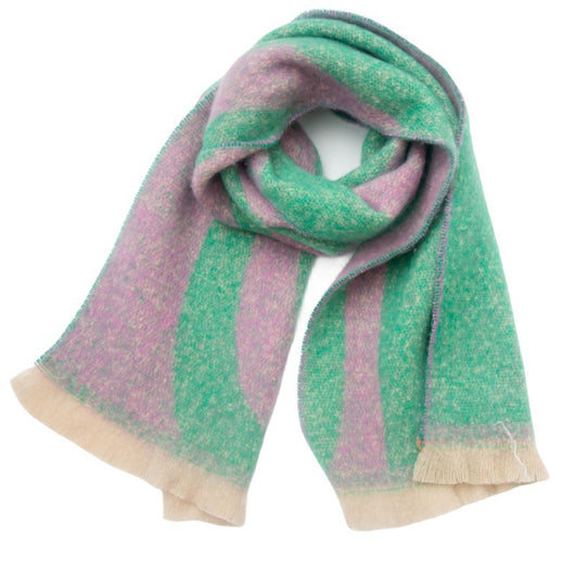 Bufanda Tejida Jacquard Otoño Invierno Estilo Europeo y Americano - Image 12
