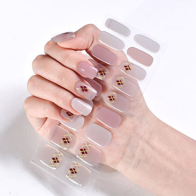 Pegatinas de Uñas en Gel Semipermanente 3D - Impermeables y Duraderas - Image 25