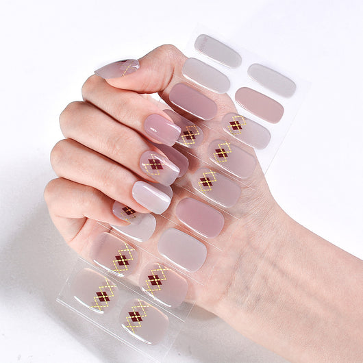 Pegatinas de Uñas en Gel Semipermanente 3D - Impermeables y Duraderas - Image 25