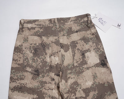 Pantalón de Trabajo Retro Camuflaje Cintura Alta Corte Recto - Image 10