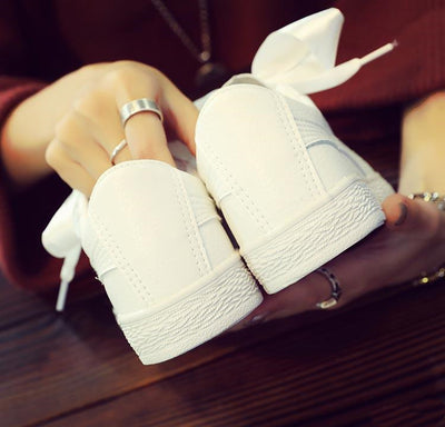 Zapatos Blancos con Moño para Primavera y Otoño - Image 5