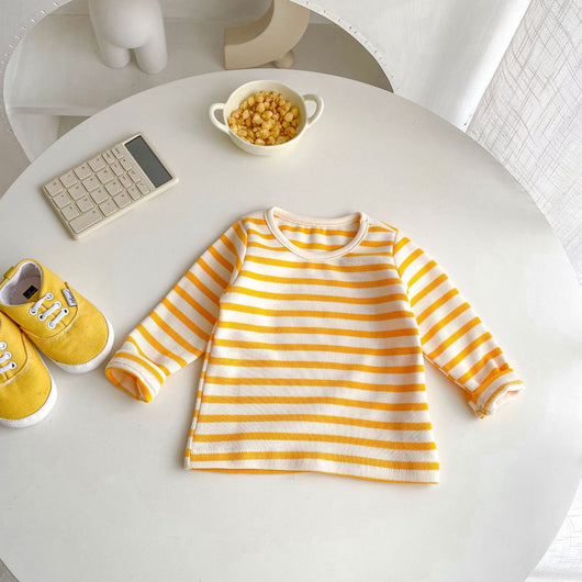 Conjunto de Dos Piezas a Rayas para Bebé - Estilo Casual y Cómodo - Image 9