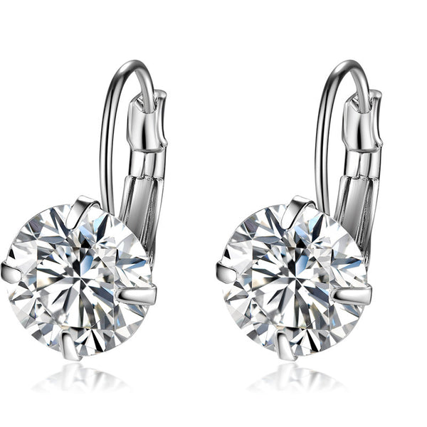 Arete de Clip Zircón Colorido - Diseño Elegante y Minimalista - Image 6