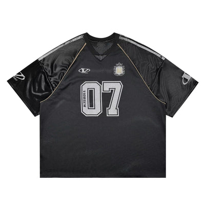 Polo Deportivo Mesh Estilo Universitario para Verano - Image 7