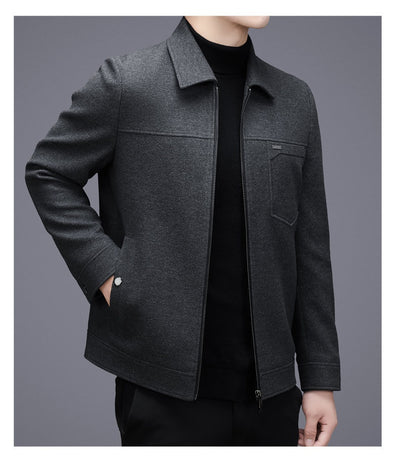 Chaqueta de Lana Corta para Hombre Otoño Invierno - Image 10