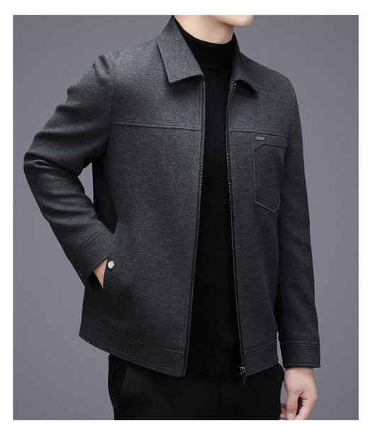 Chaqueta de Lana Corta para Hombre Otoño Invierno - Image 10