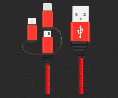 Cable de Carga Rápida Tipo-C Trenzado 3 en 1 para Android - Image 9