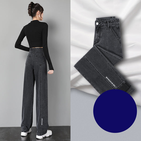 Pantalones Anchos Sueltos de Corte Recto para Mujer